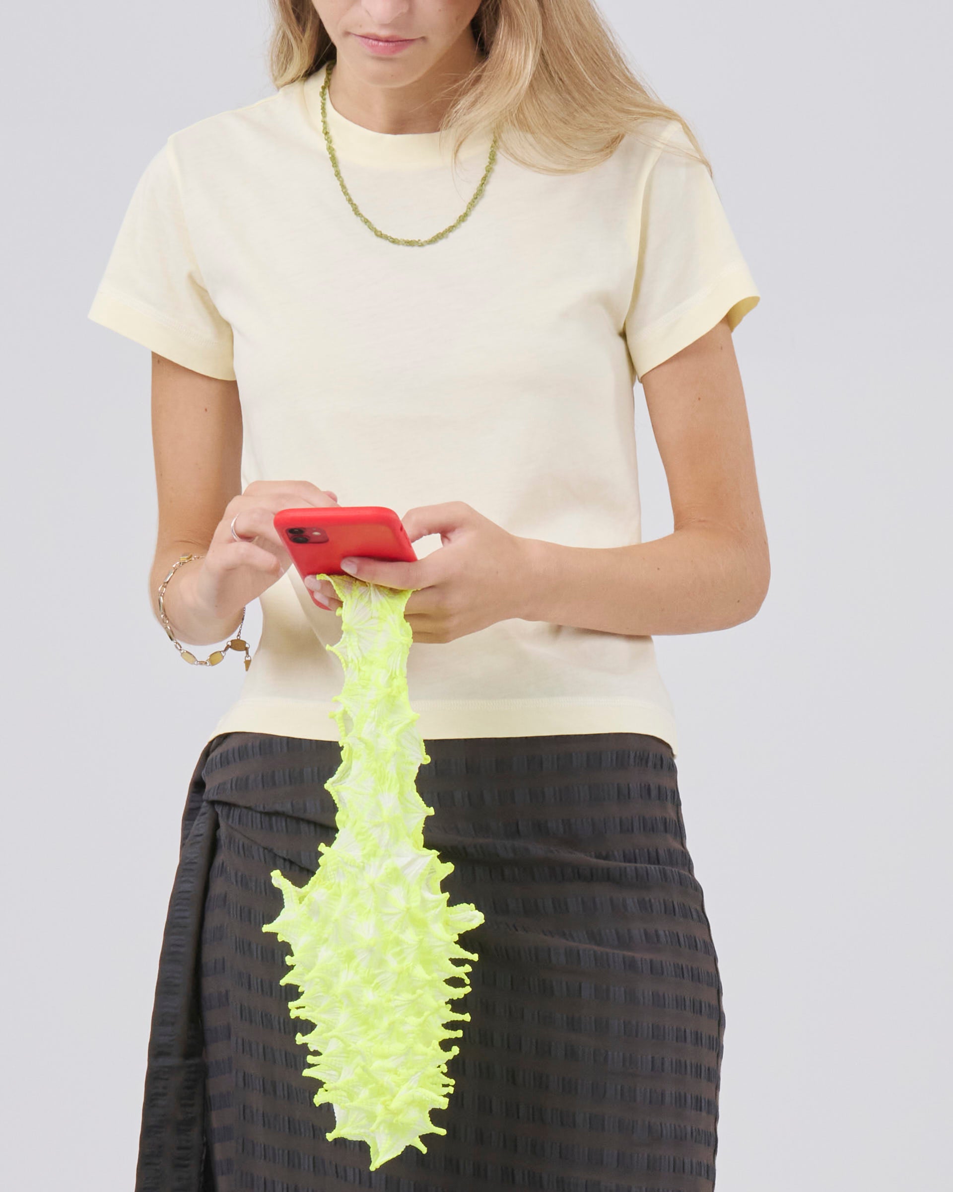 Cropped T-Shirt, Lemon Peel
