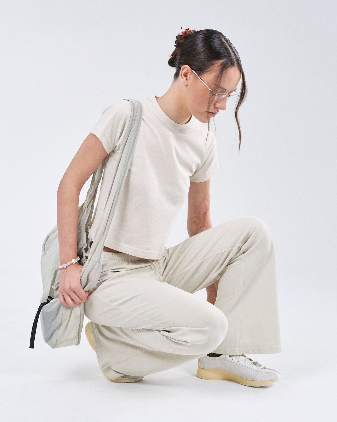 Cropped T-Shirt, Clay Dust