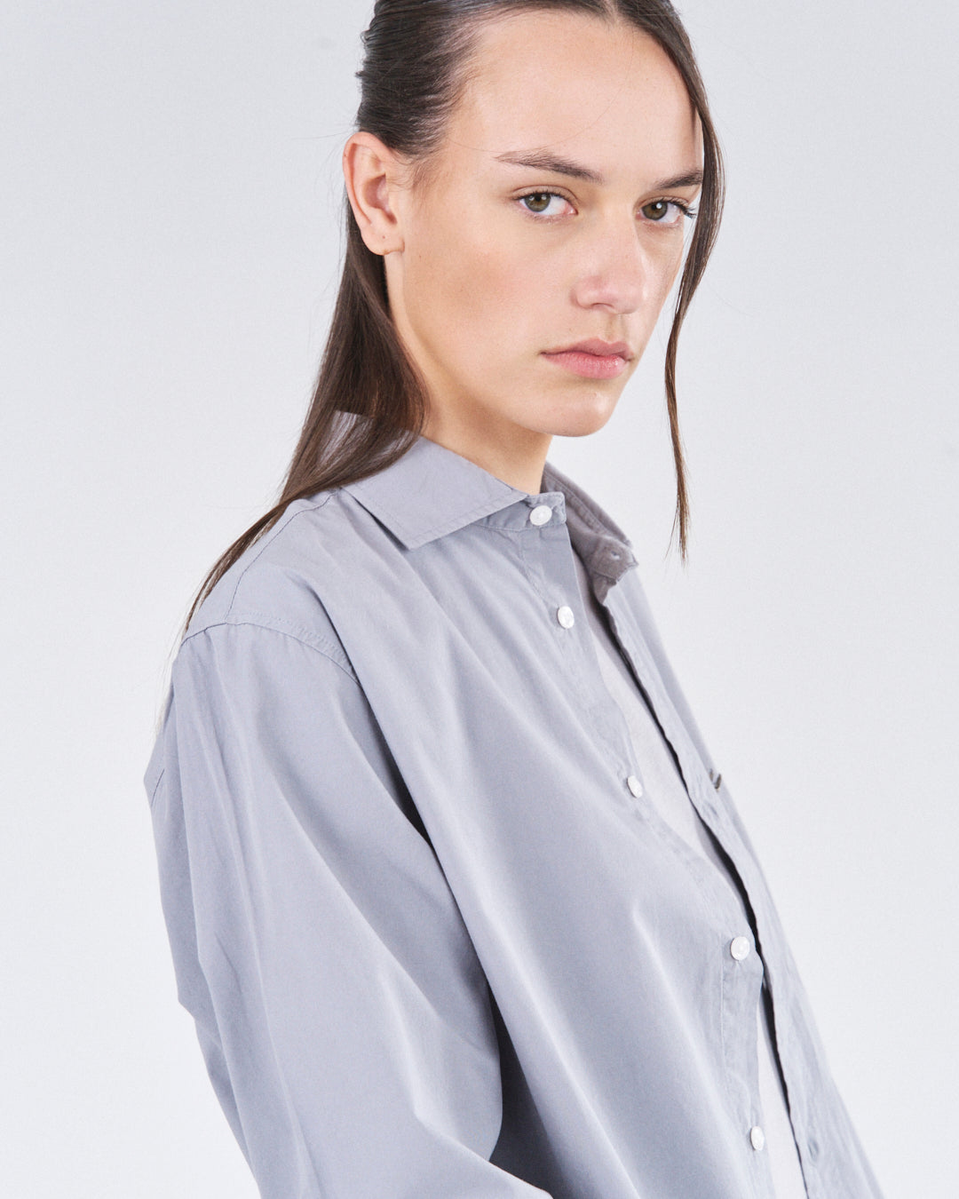 Shark Collar Shirt, Cimento