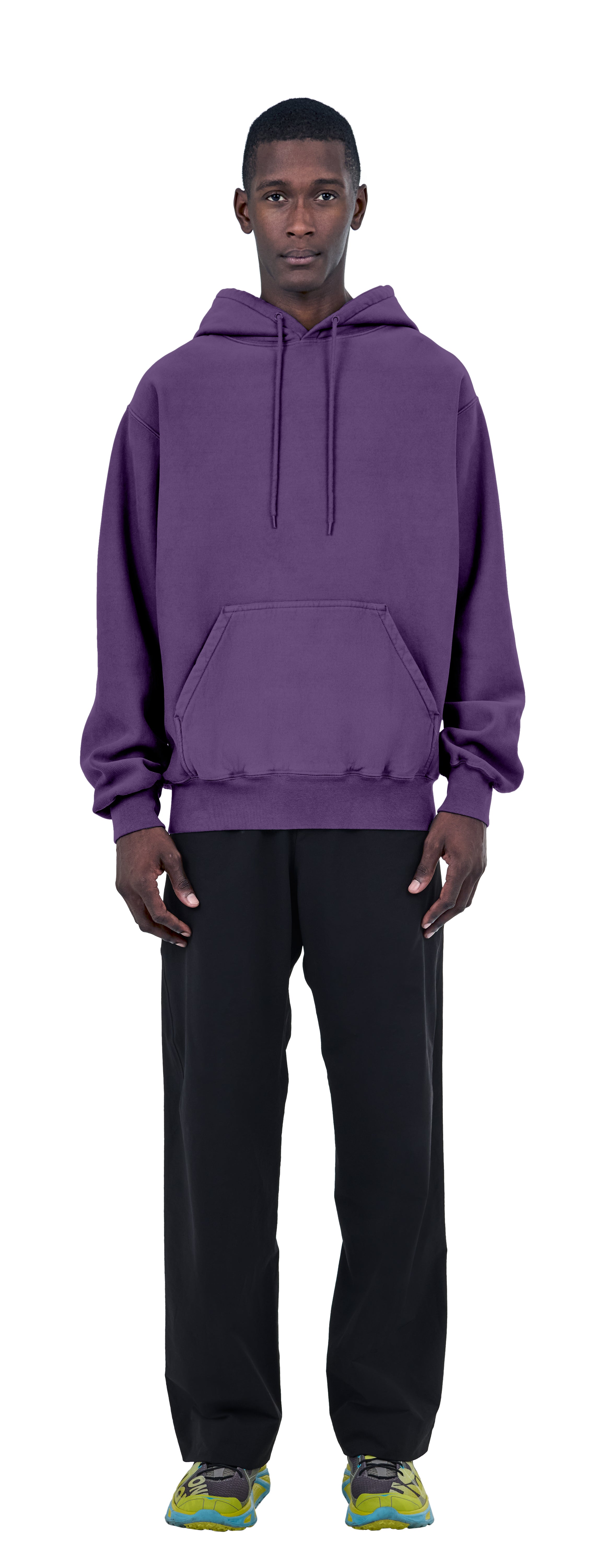 Classic Hoodie Crossgrain, Purple Dawn