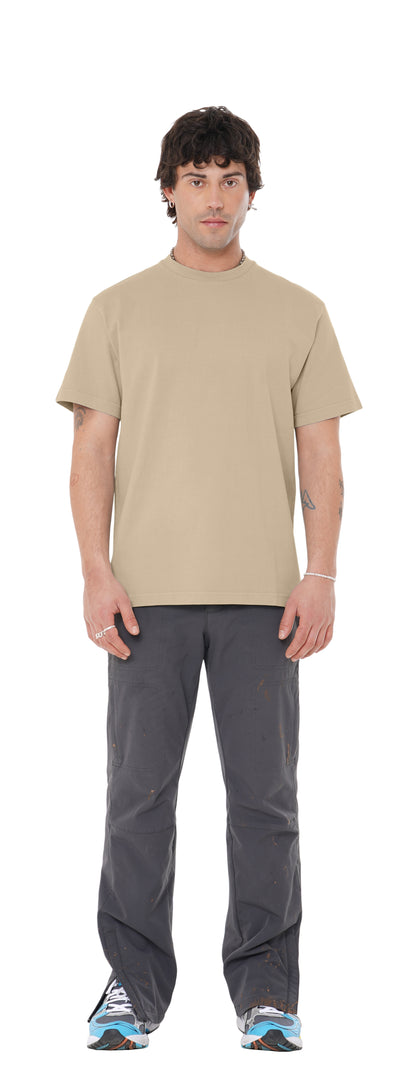 Boxy T-Shirt, Burnt Sand