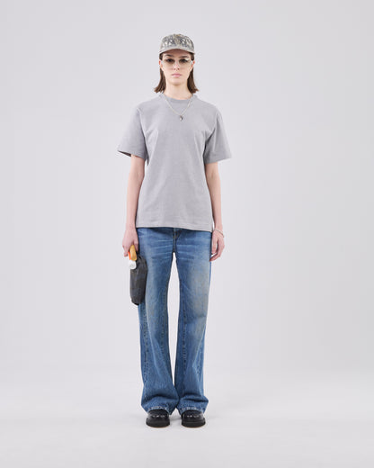 Boxy T-Shirt, Grey Mescla