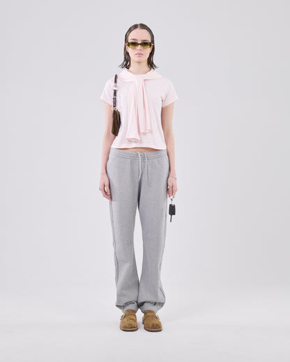 Classic Sweatpants Crossgrain, Grey Mescla