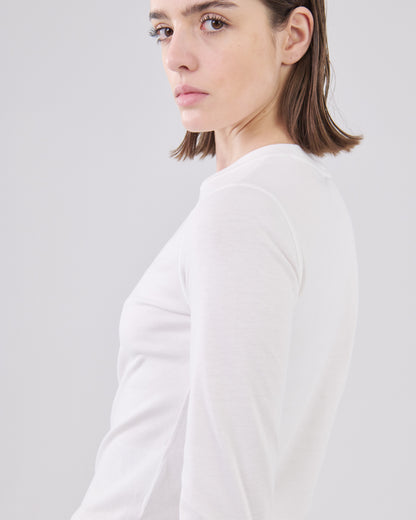 Lightweight Longsleeve, True White