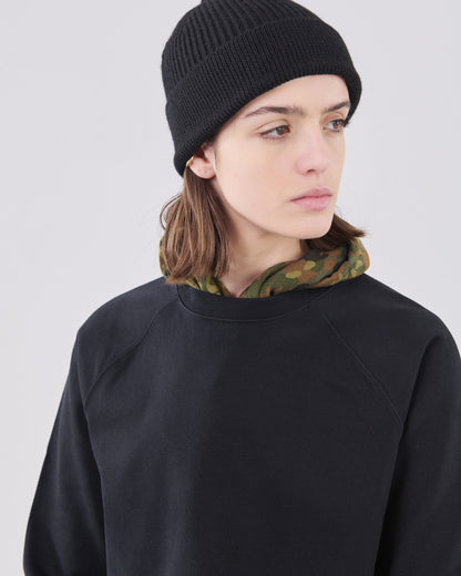 Raglan Sweatshirt, True Black