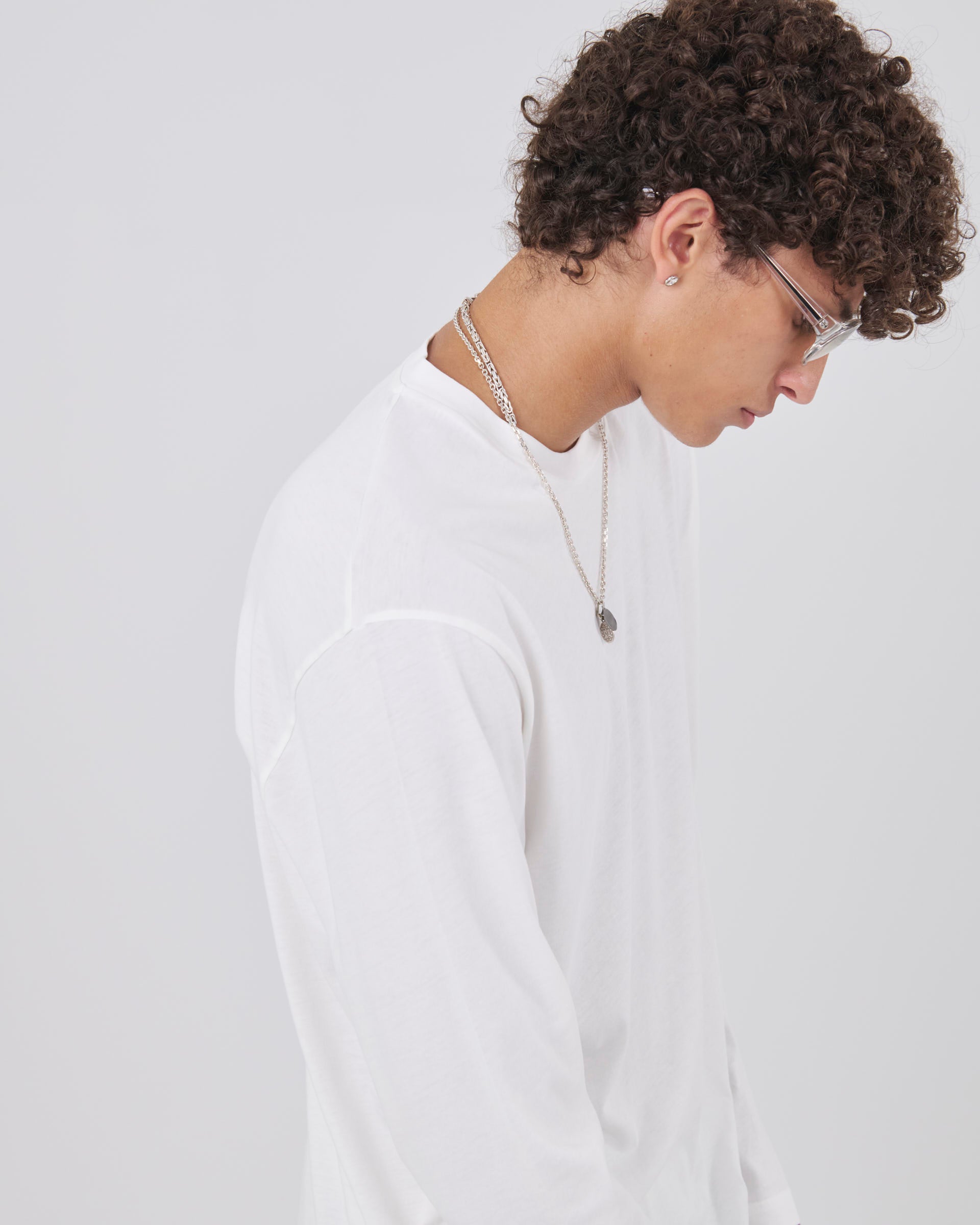Boxy Longsleeve 135, True White