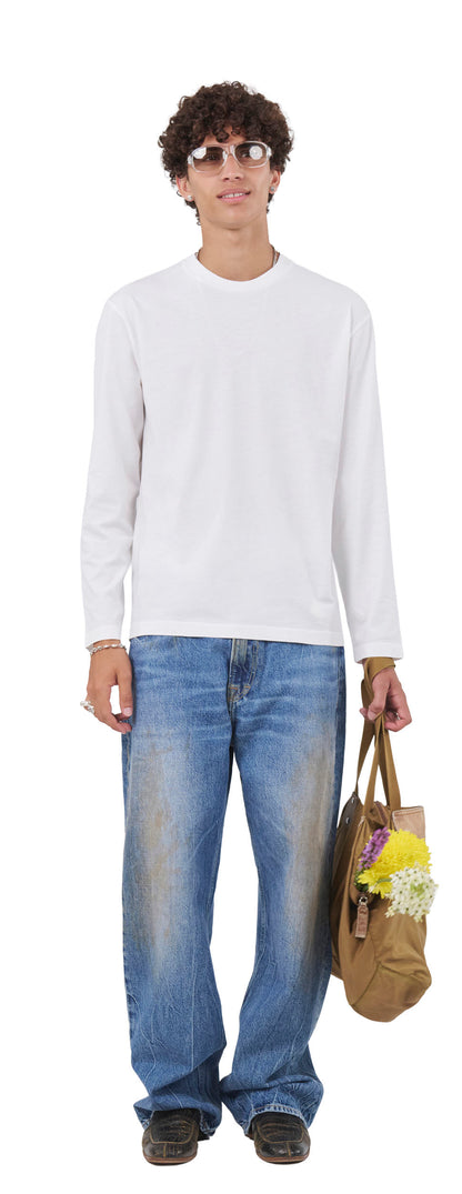 Boxy Longsleeve 135, True White