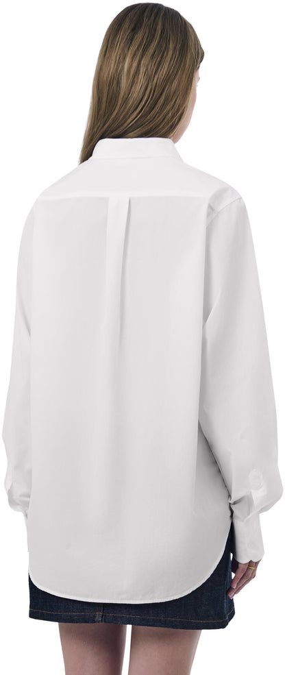 Shark Collar Shirt, True White