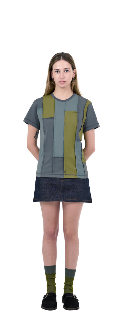 Tiny T-Shirt Patchwork, Mossy Quilt