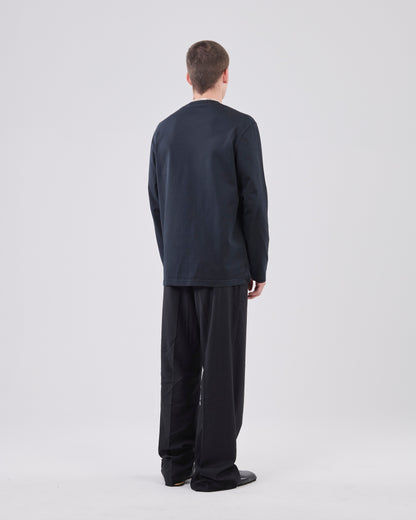 Boxy Longsleeve, True Black