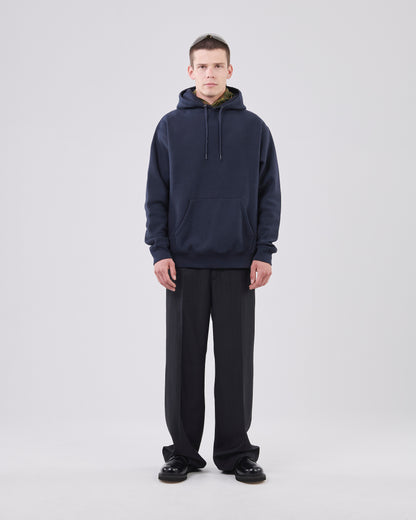 Classic Hoodie Crossgrain, Dark Navy