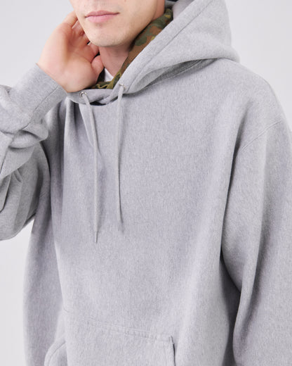 Classic Hoodie Crossgrain, Grey Mescla