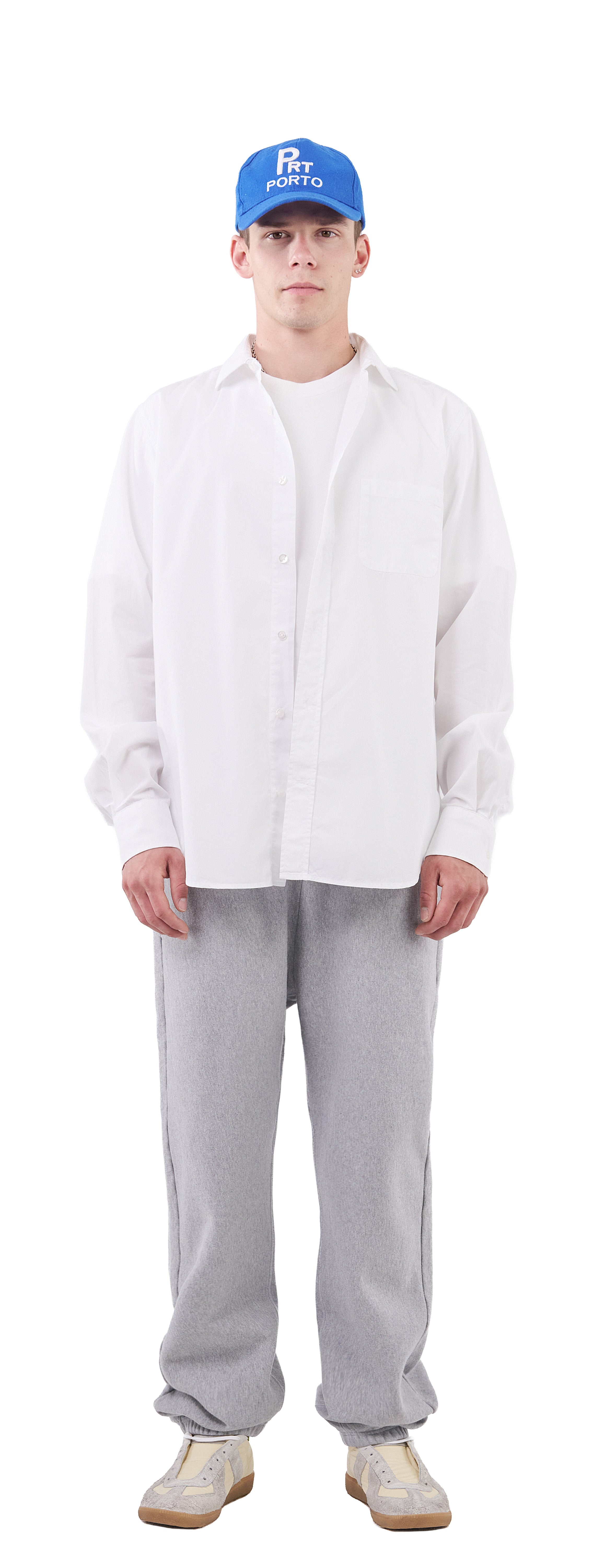 Classic Sweatpants Crossgrain, Grey Mescla