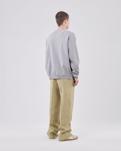 Raglan Sweatshirt, Grey Mescla