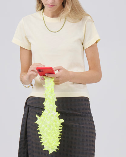 Cropped T-Shirt, Lemon Peel