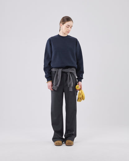 Classic Sweatshirt Crossgrain, Dark Navy