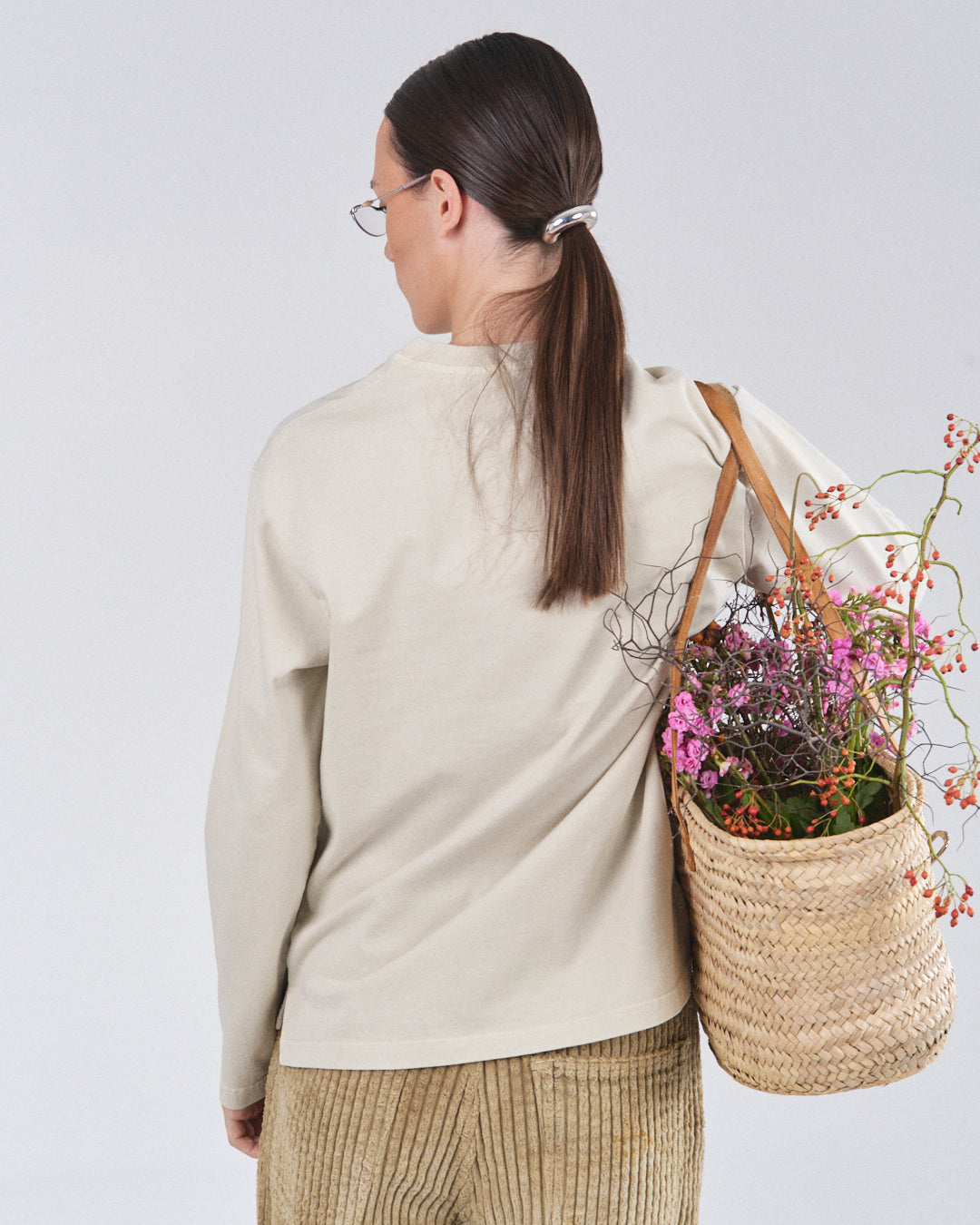 Boxy Longsleeve, Clay Dust