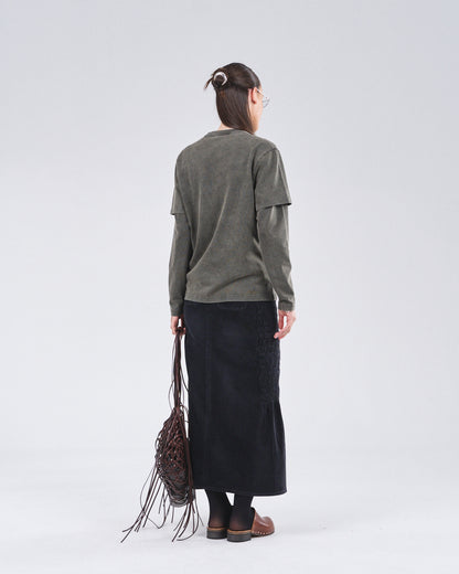 Boxy T-Shirt, Night Forest