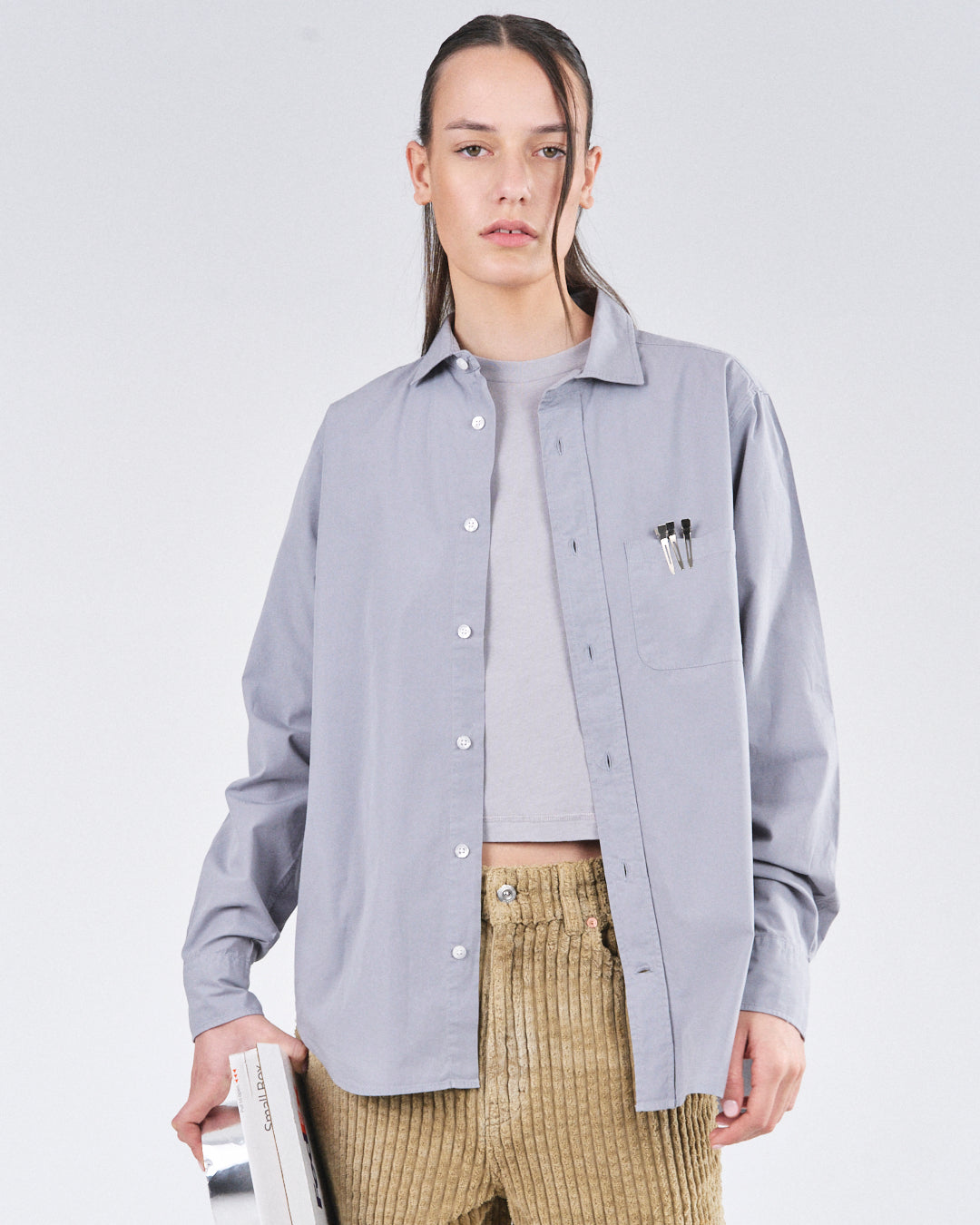 Shark Collar Shirt, Cimento