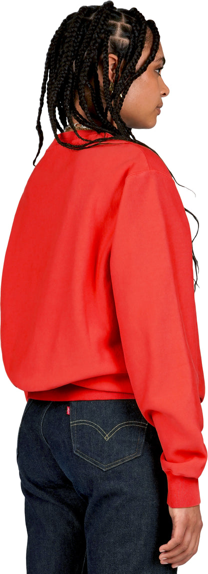 Classic Sweatshirt Crossgrain, Scarlet Sol