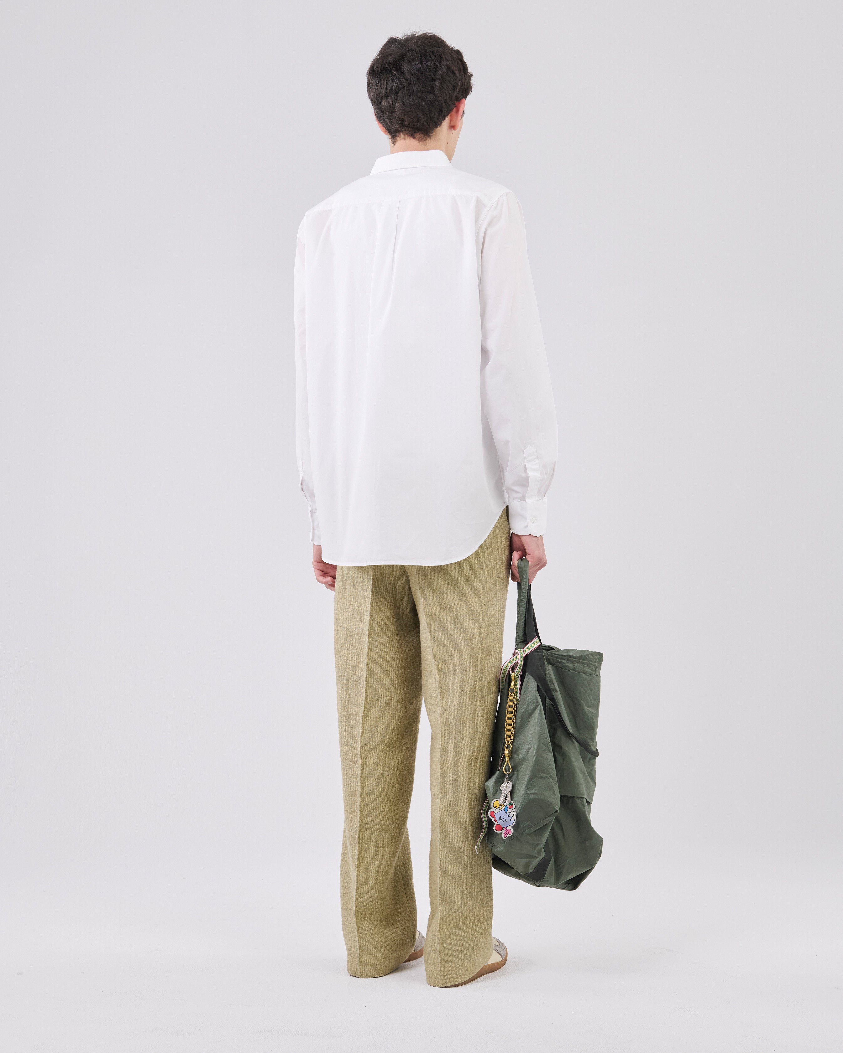 Shark Collar Shirt, True White