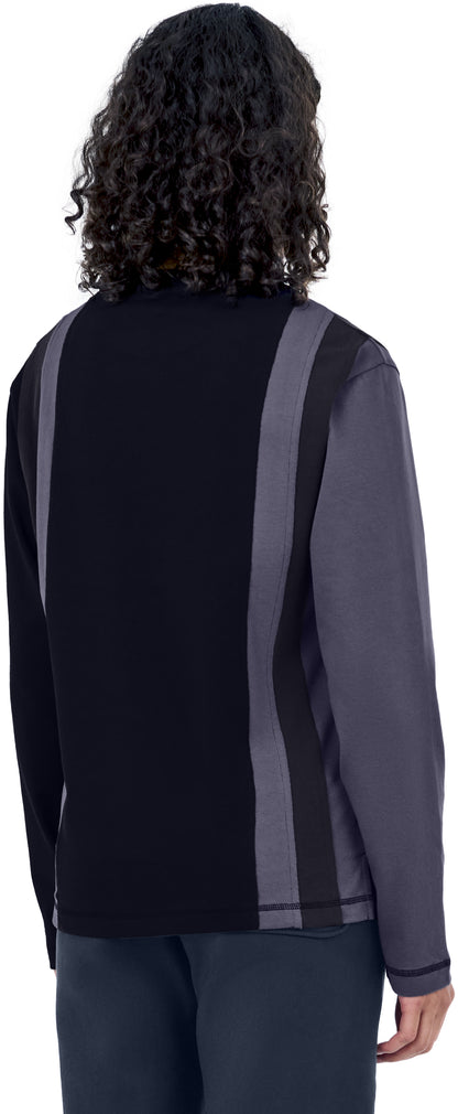 Boxy Longsleeve Patchwork, Ocean Puzzle