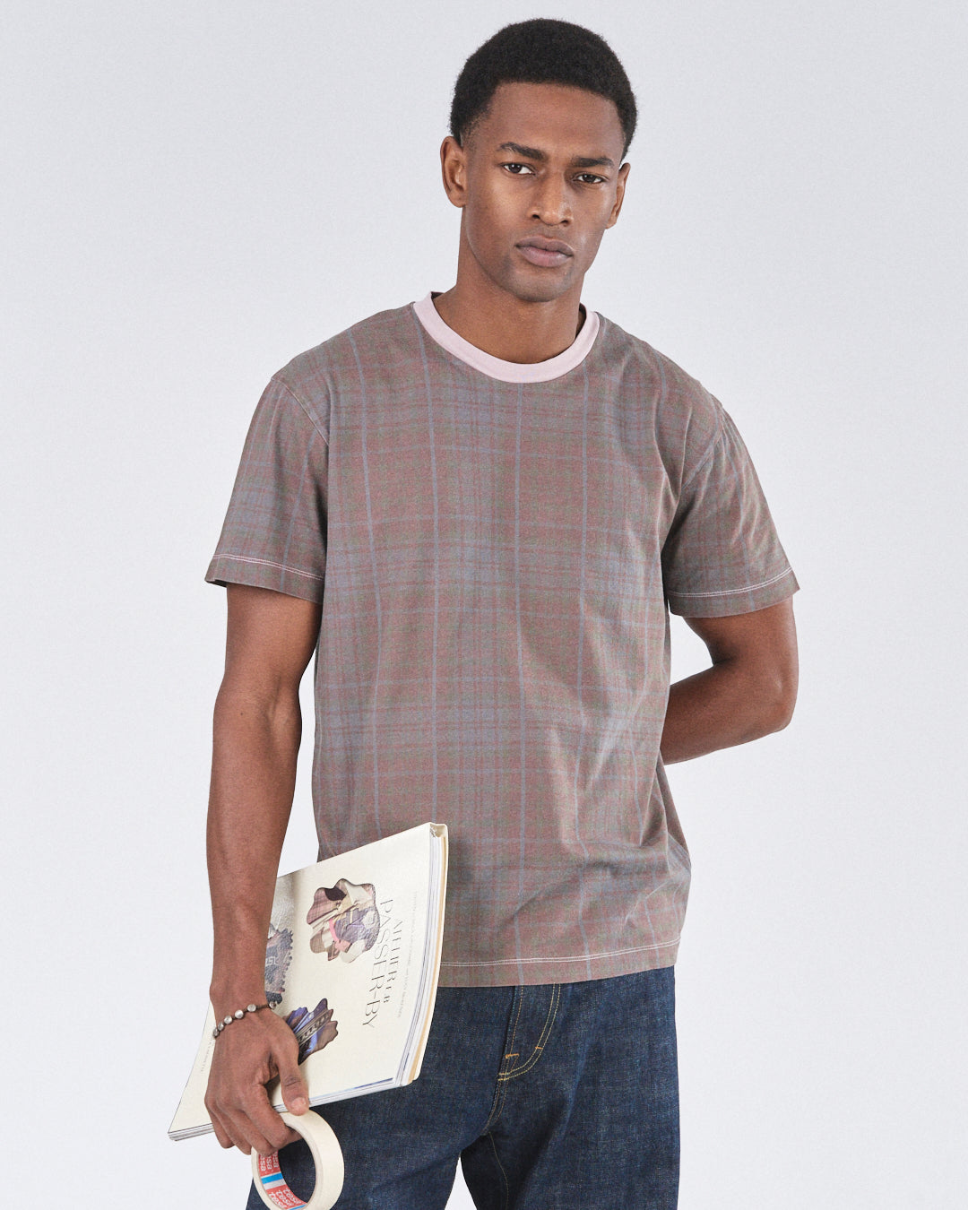 Classic T-shirt 135, Bark Tartan Atelier E.B