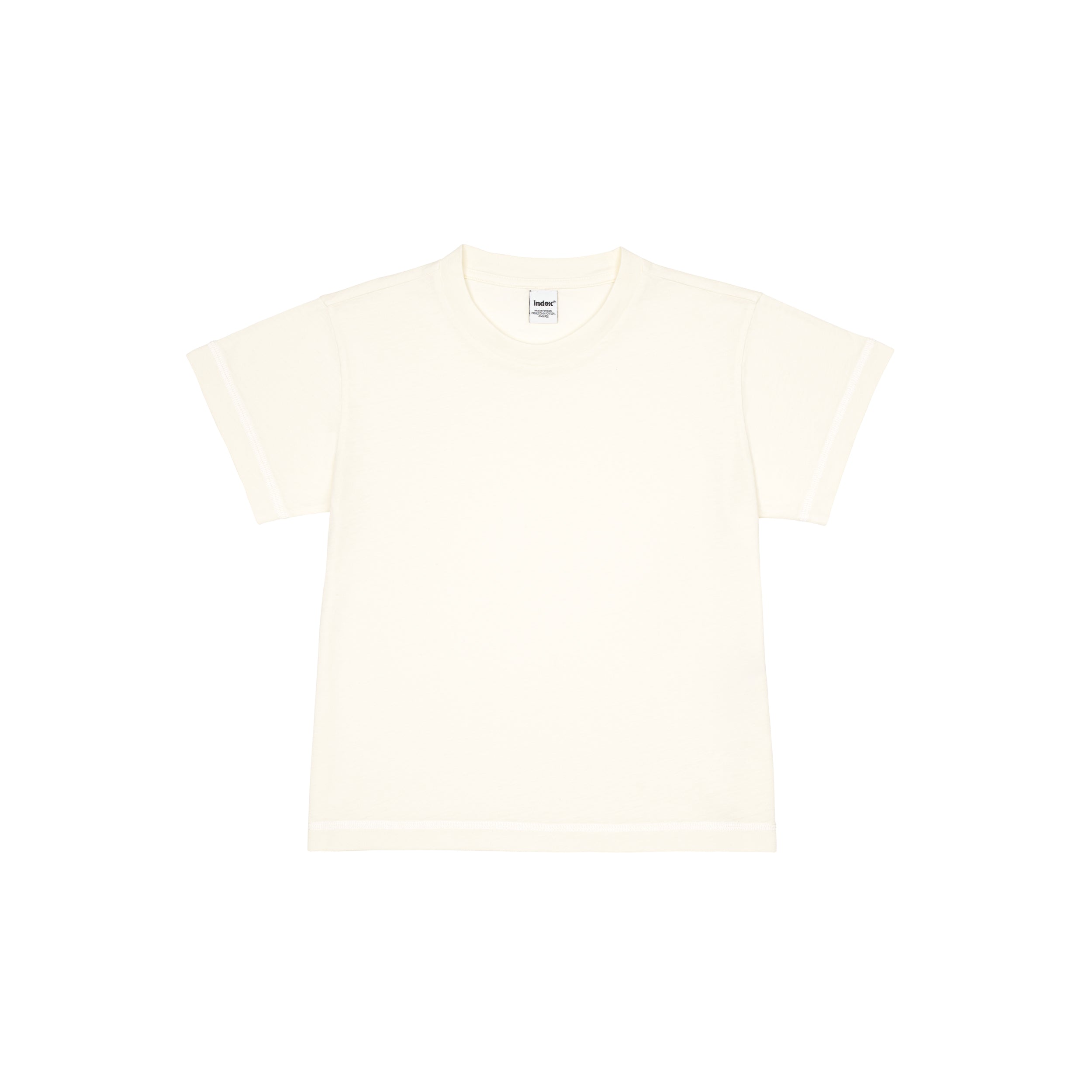 Cropped T-Shirt, Lemon Peel
